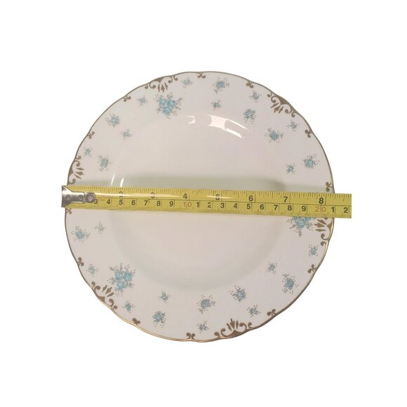 Rare Royal Crown Derby A1216 (Kensington) 8-Piece Tea/Lunch Set for 2 • Turquois - Picture 9 of 11